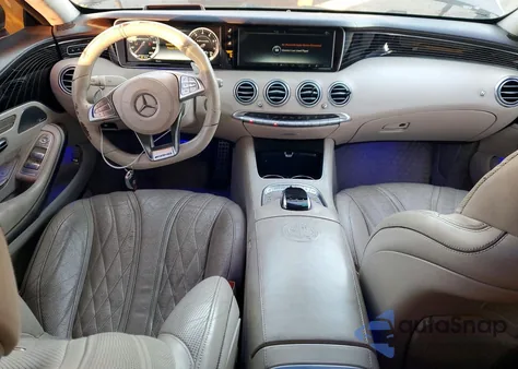 2016 Mercedes-Benz S 63 Amg z USA, uszkodzony, nr VIN WDDXJ7JB0GA011143